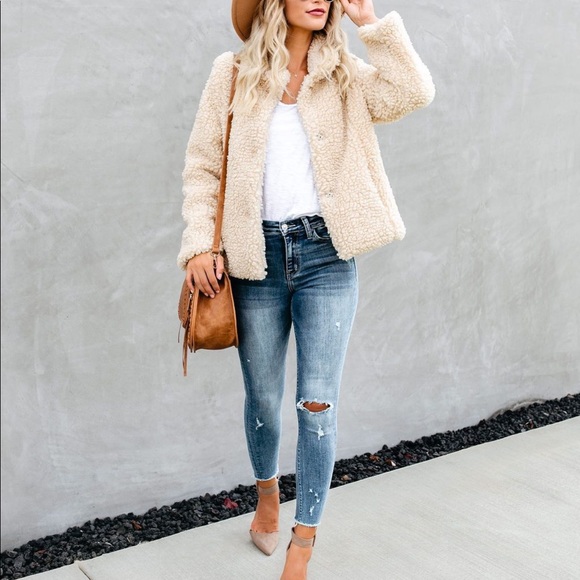 Paperheart Jackets & Blazers - Paperheart Oversized Teddy Coat
